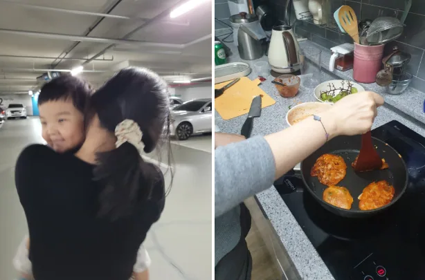 육아와 살림으로 바쁜 엄마의 일상